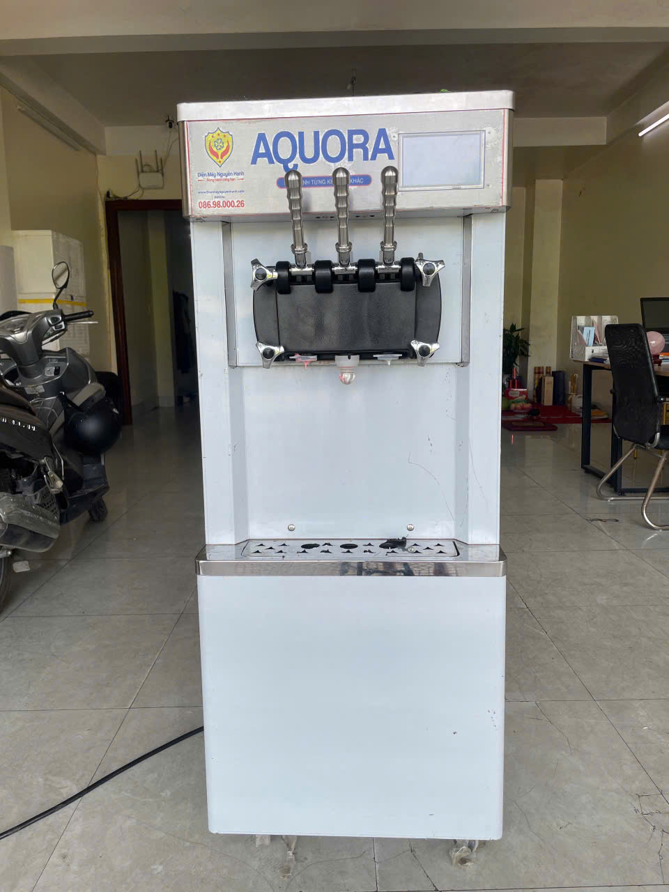 MÁY LÀM KEM MỚI 100% AQUORA